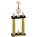 Double Gold Carbon Fiber Victory Academics Trophy