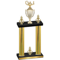 Double Gold Carbon Fiber Victory Academics Trophy