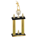 Double Gold Carbon Fiber Victory Softball Trophy
