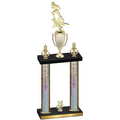 Double Silver Glacier Year Football Trophy