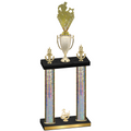 Double Silver Glacier Third Place Rugby Trophy