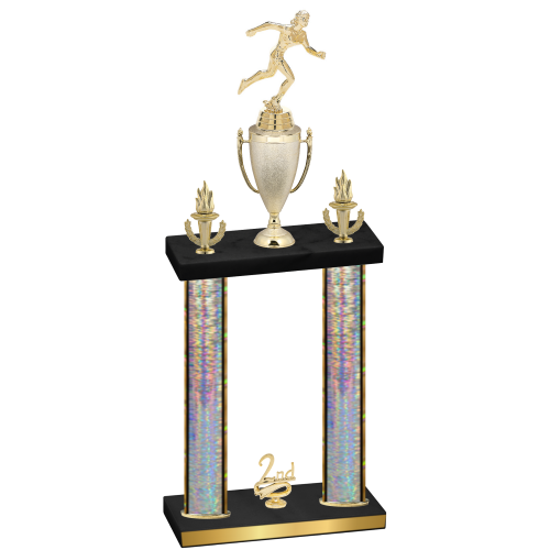 Double Silver Glacier Second Place Running Trophy