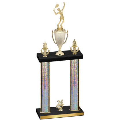 Double Silver Glacier Year Tennis Trophy
