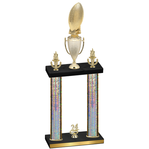 Double Silver Glacier Year Football Trophy