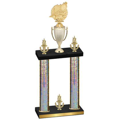 Double Silver Glacier Victory Swimming Trophy