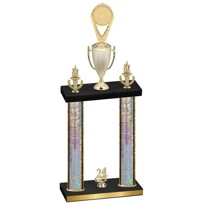 Double Silver Glacier Year Insert Trophy