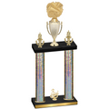 Double Silver Glacier Third Place Cheerleading Trophy