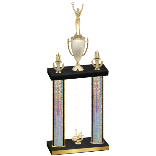 Double Silver Glacier First Place Victory Trophy