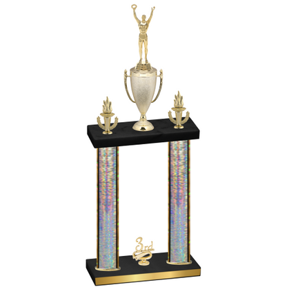 Double Silver Glacier Third Place Victory Trophy