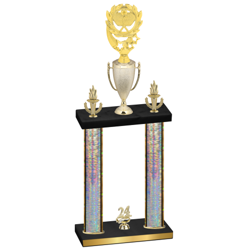 Double Silver Glacier Year Pickleball Trophy