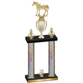 Double Silver Glacier Year Horses Trophy