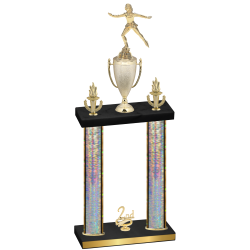 Double Silver Glacier Second Place Skater Trophy