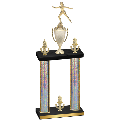Double Silver Glacier Victory Skater Trophy