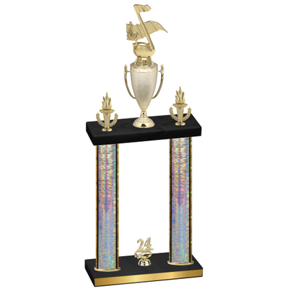 Double Silver Glacier Year Music Trophy