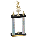 Double Silver Carbon Fiber Year Shooter Trophy
