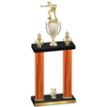 Double Orange Carbon Fiber Year Shooter Trophy
