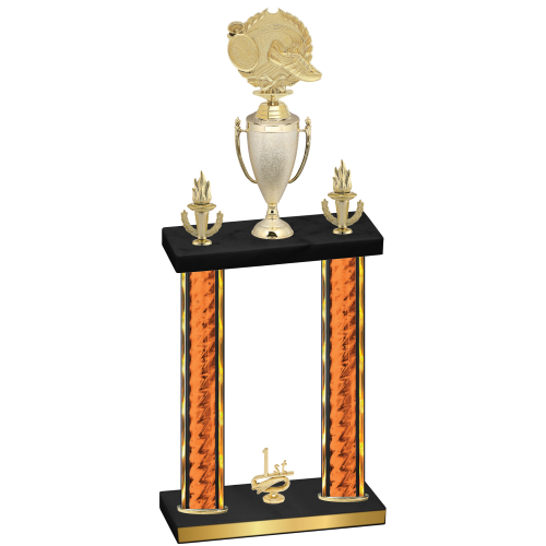 Double Orange Glacier First Place Running Trophy