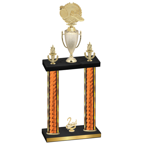 Double Orange Glacier Second Place Running Trophy