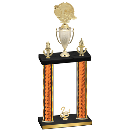 Double Orange Glacier Second Place Running Trophy