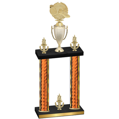 Double Orange Glacier Victory Running Trophy