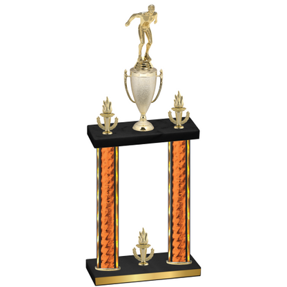 Double Orange Glacier Victory Swimming Trophy