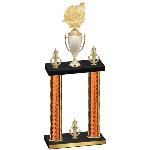 Double Orange Glacier Victory Swimming Trophy
