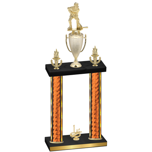 Double Orange Glacier First Place Hockey Trophy