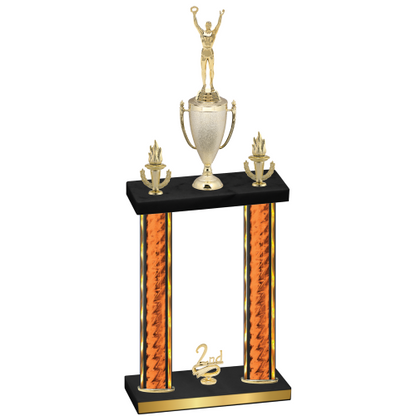 Double Orange Glacier Second Place Victory Trophy