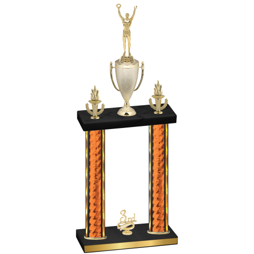 Double Orange Glacier Third Place Victory Trophy