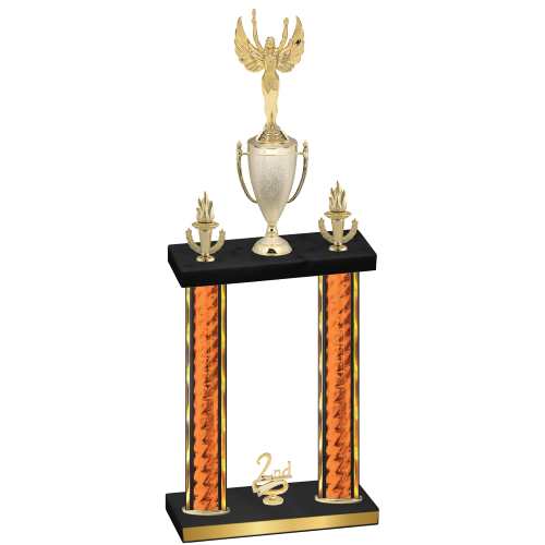 Double Orange Glacier Second Place Victory Trophy