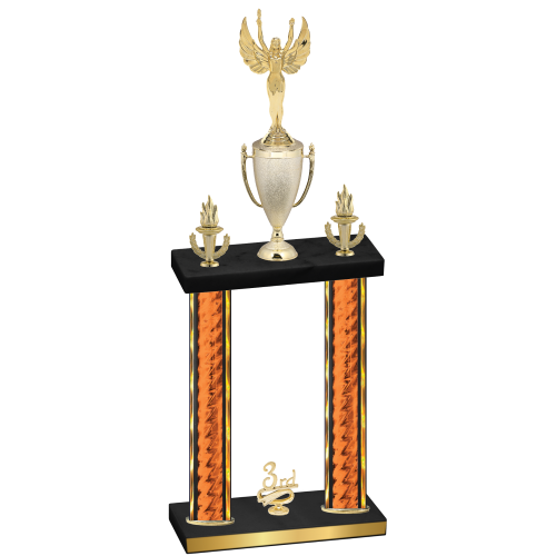Double Orange Glacier Third Place Victory Trophy