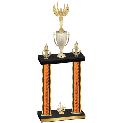 Double Orange Glacier Fourth Place Victory Trophy