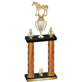 Double Orange Glacier Year Horses Trophy