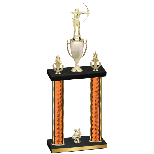 Double Orange Glacier Year Archery Trophy