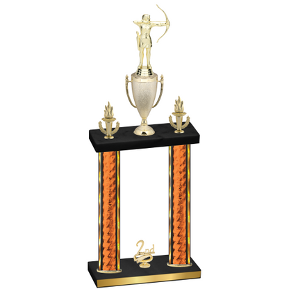 Double Orange Glacier Second Place Archery Trophy