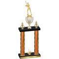 Double Orange Glacier First Place Softball Trophy