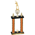 Double Orange Glacier Second Place Softball Trophy