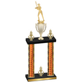 Double Orange Glacier Victory Softball Trophy