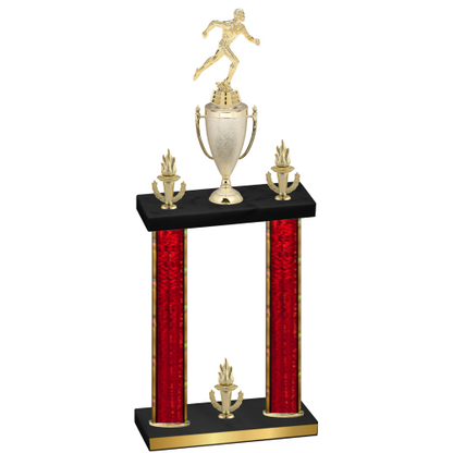 Double Red Glacier Victory Running Trophy