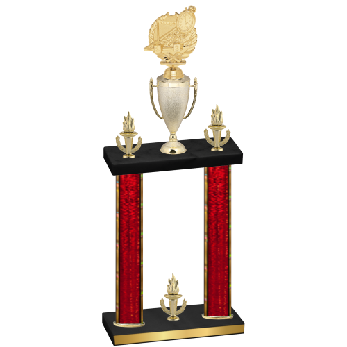 Double Red Glacier Victory Swimming Trophy