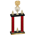 Double Red Glacier Victory Cheerleading Trophy