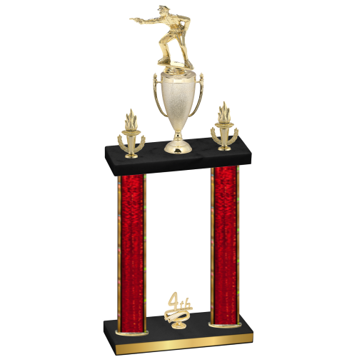Double Red Glacier Fourth Place Shooter Trophy