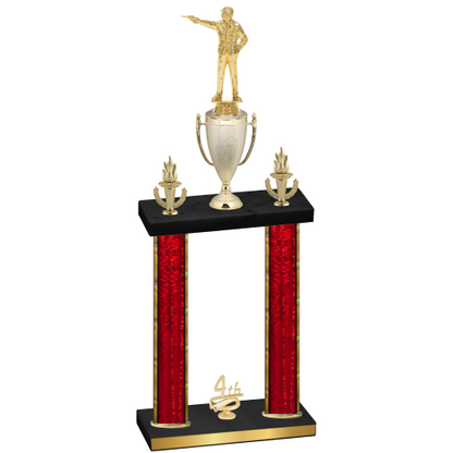 Double Red Glacier Fourth Place Shooter Trophy