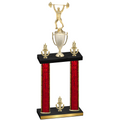Double Red Glacier Victory Weights Trophy