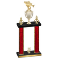 Double Red Glacier Year Fishing Trophy