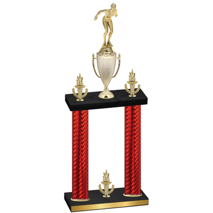 Double Red Carbon Fiber Victory Tennis Trophy