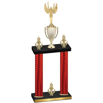 Double Red Carbon Fiber Victory Victory Trophy