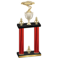 Double Red Carbon Fiber Victory Cars Trophy