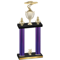 Double Purple Carbon Fiber Year Cars Trophy