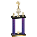 Double Purple Carbon Fiber Fourth Place Academics Trophy